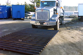 Place Rumble Pads at Exit of Job Site